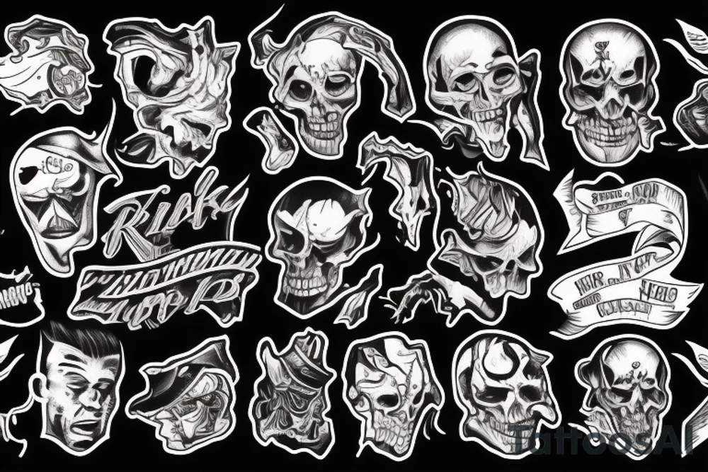a man about to rise up tattoo idea