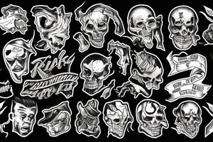 a man about to rise up tattoo idea