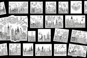 Brussels skyline tattoo idea