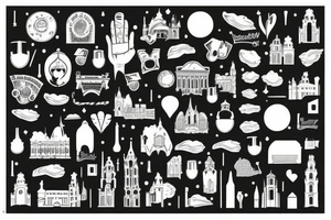 Brussels skyline tattoo idea