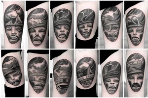 Brussels skyline tattoo idea