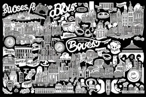 Brussels skyline tattoo idea