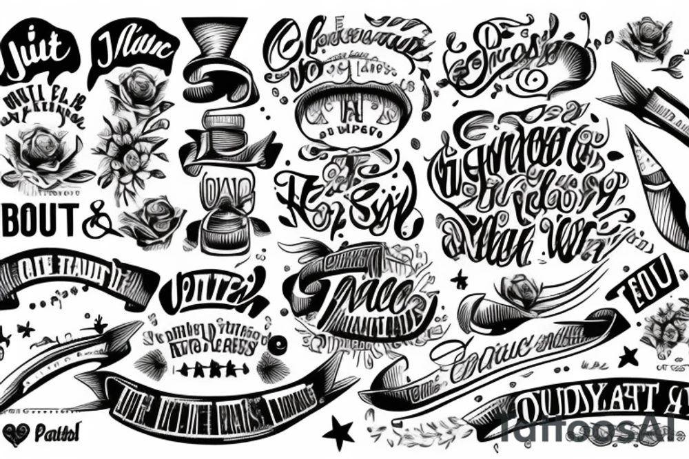 Just you wait tattoo idea