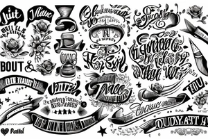 Just you wait tattoo idea