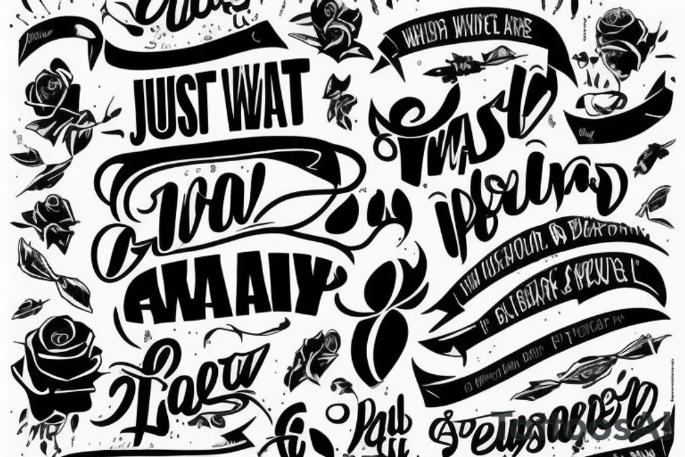 Just you wait tattoo idea