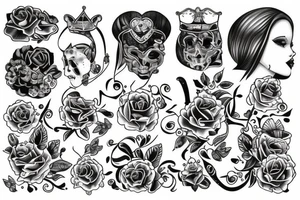 Father daugher tattoo idea