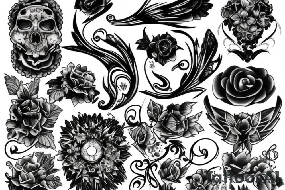 Father daugher tattoo idea