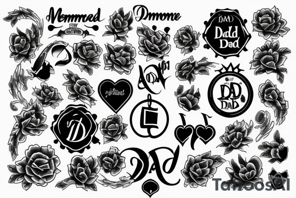In memory of Dad tattoo idea