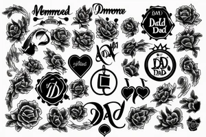 In memory of Dad tattoo idea