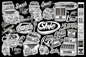 Snickers tattoo idea