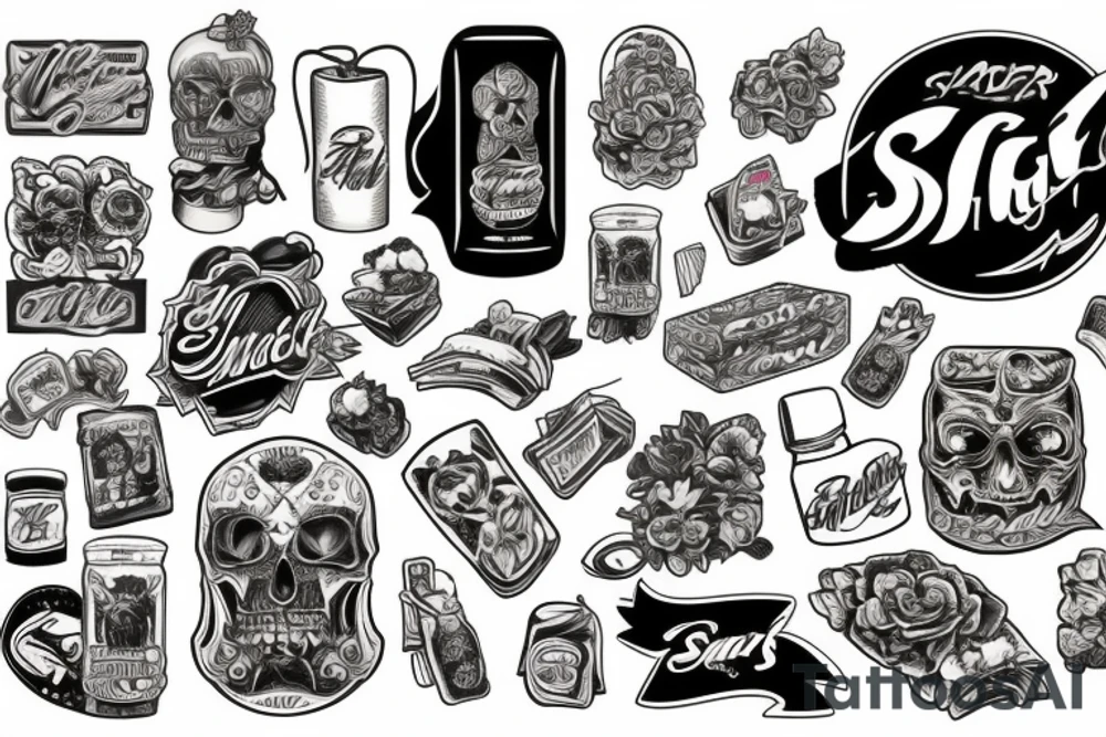 Snickers tattoo idea