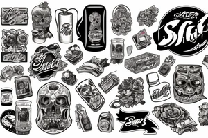 Snickers tattoo idea