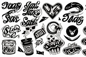 Snickers tattoo idea