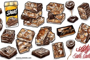 Snickers Candybar tattoo idea