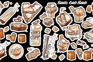 Snickers Candybar tattoo idea