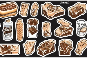 Snickers Candybar tattoo idea