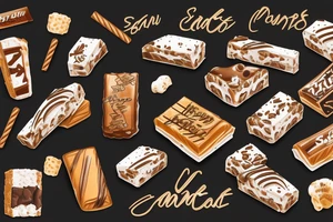 Snickers Candybar tattoo idea