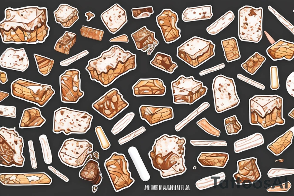 Snickers Candybar tattoo idea