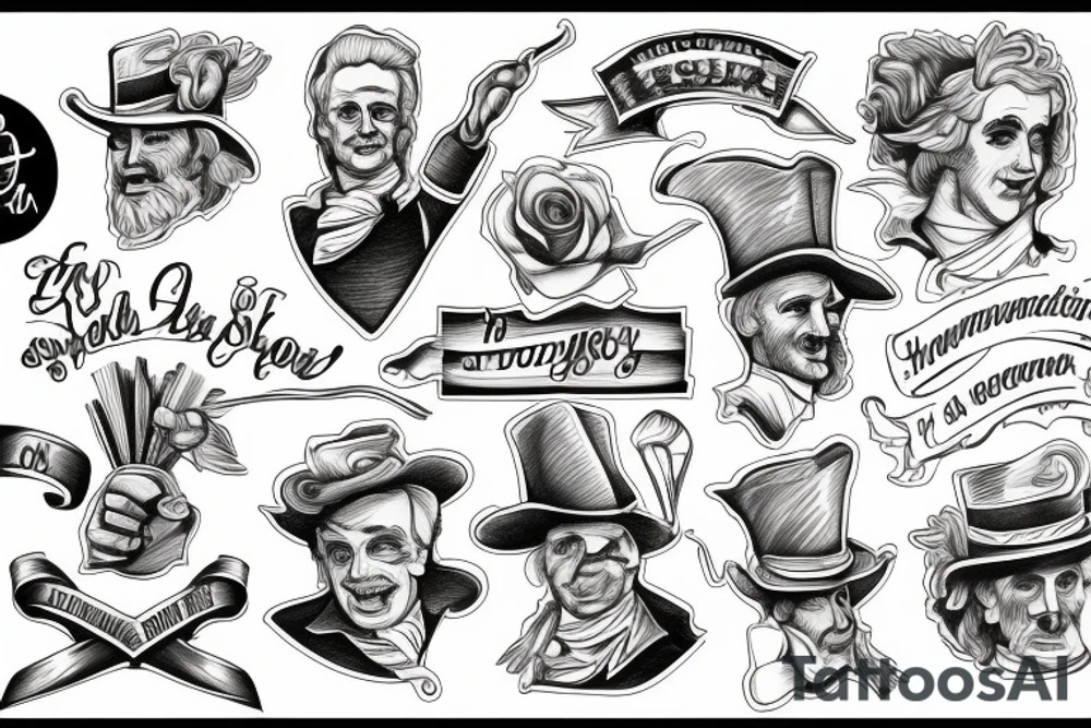 hamilton pointing tattoo idea