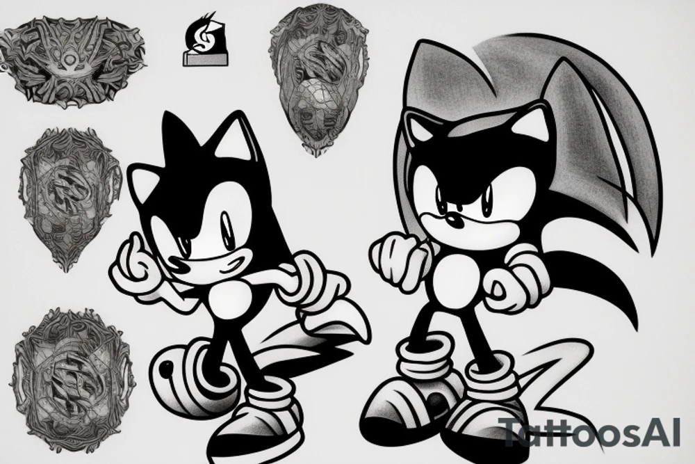 Sonic tattoo idea