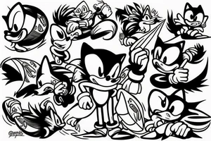 Sonic tattoo idea