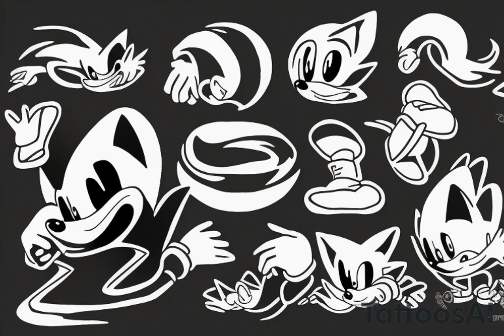Sonic tattoo idea