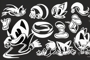 Sonic tattoo idea