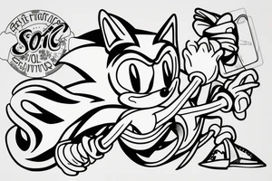 Sonic tattoo idea