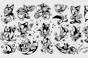 Sonic tattoo idea