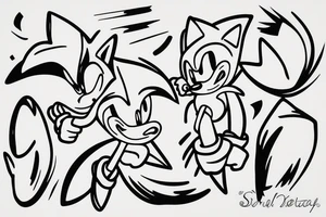 Sonic tattoo idea