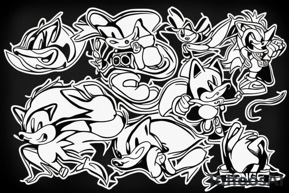 Sonic tattoo idea