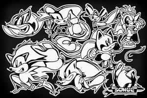 Sonic tattoo idea