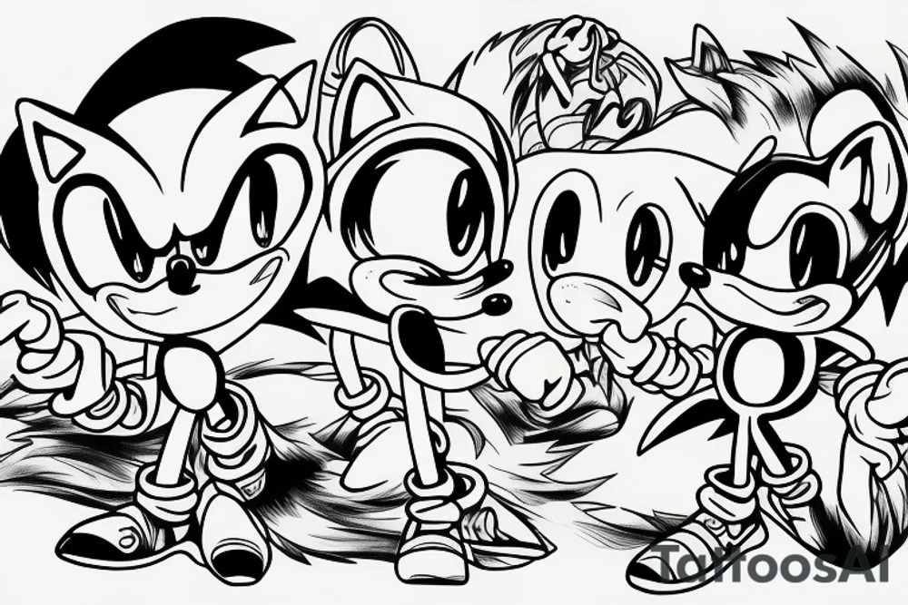 Sonic tattoo idea