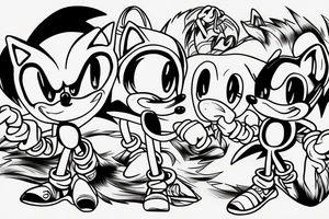 Sonic tattoo idea
