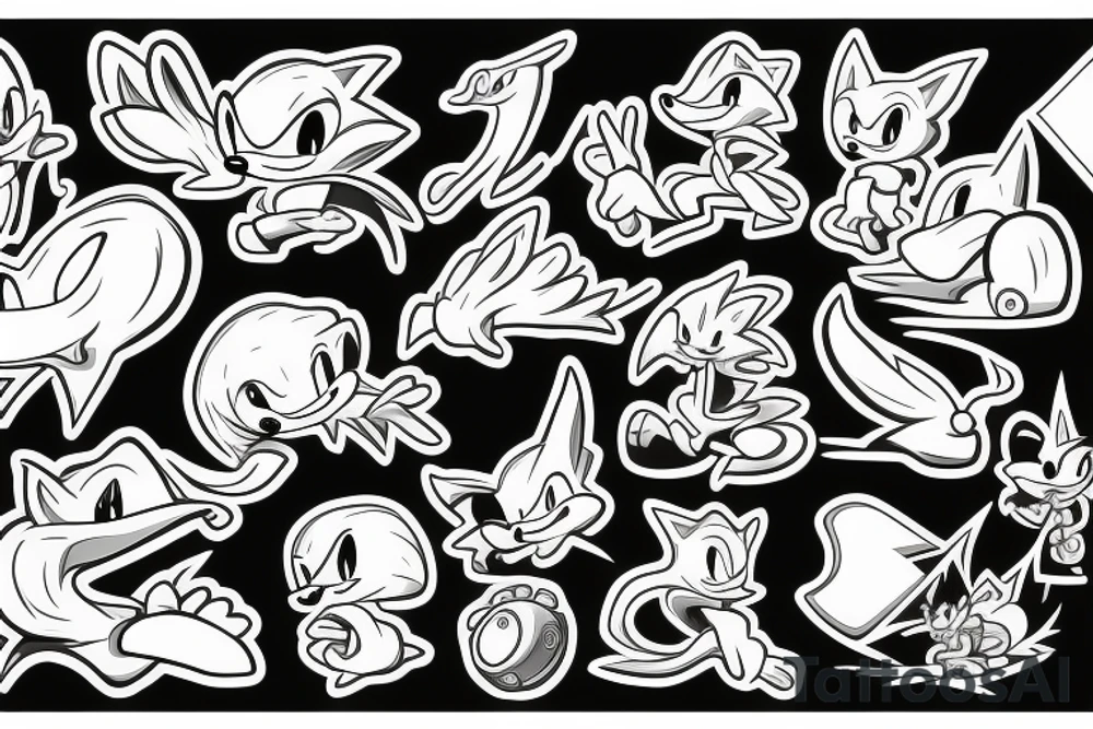 Sonic tattoo idea