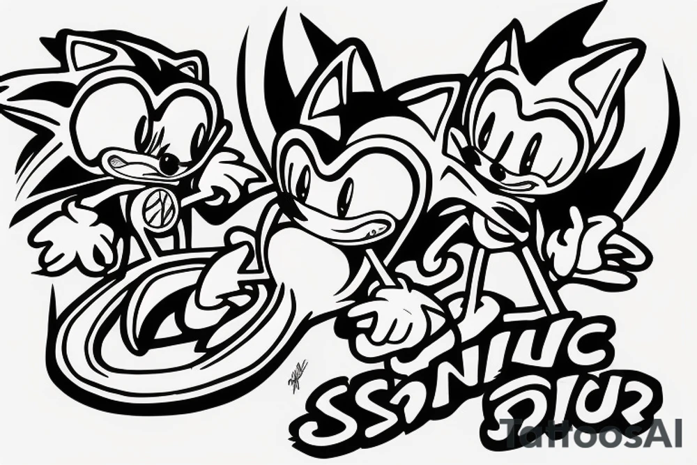 Sonic tattoo idea