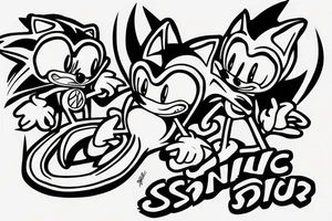 Sonic tattoo idea