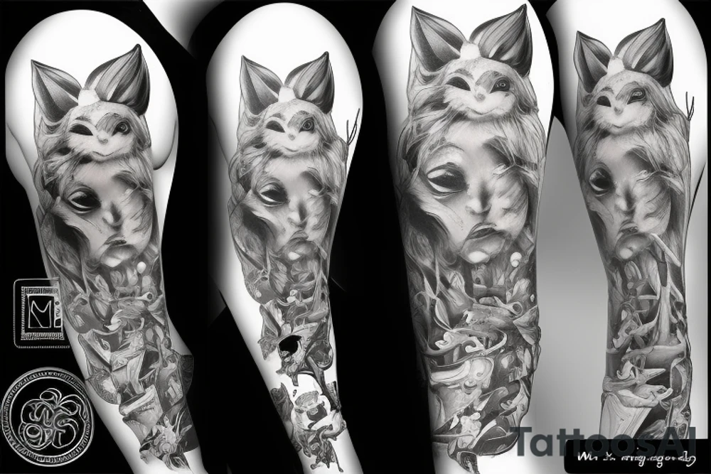 Mr white rabbit from alice in wonderland tattoo idea