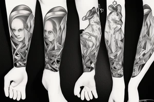 Mr white rabbit from alice in wonderland tattoo idea