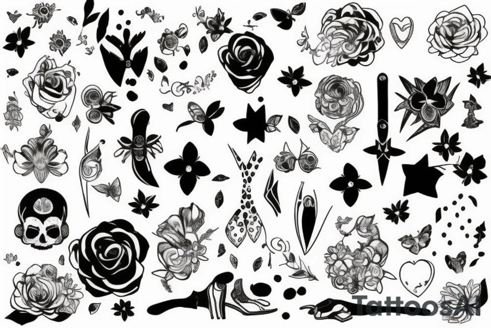 le bonheur n'est pas compatible avec la comparaison tattoo idea