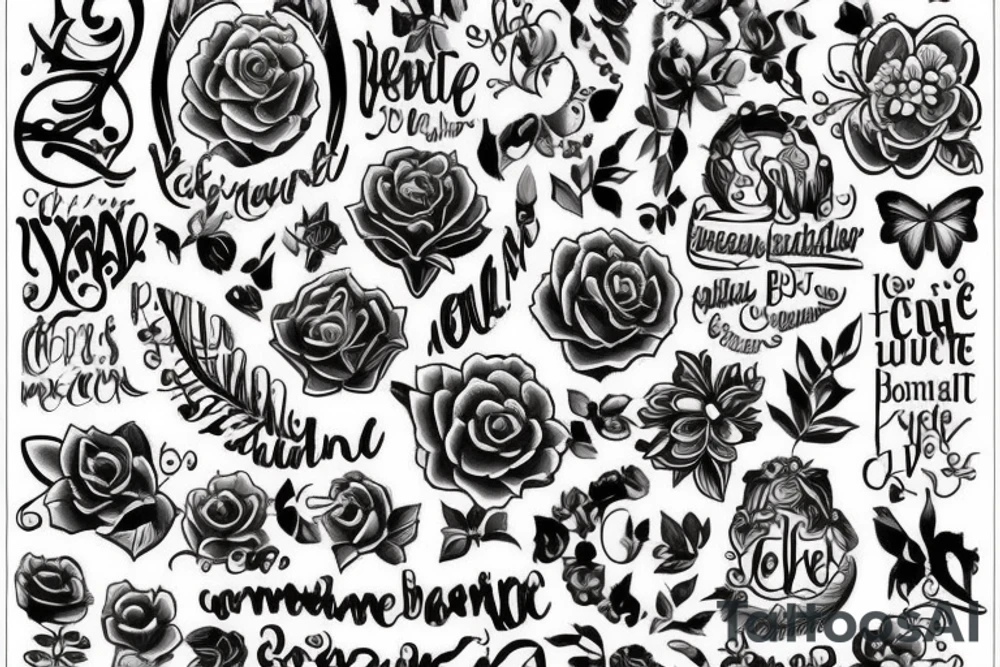 Je veux un tatouage qui symbolise la phrase suivante : "Le bonheur n'est pas compatible avec la comparaison" tattoo idea