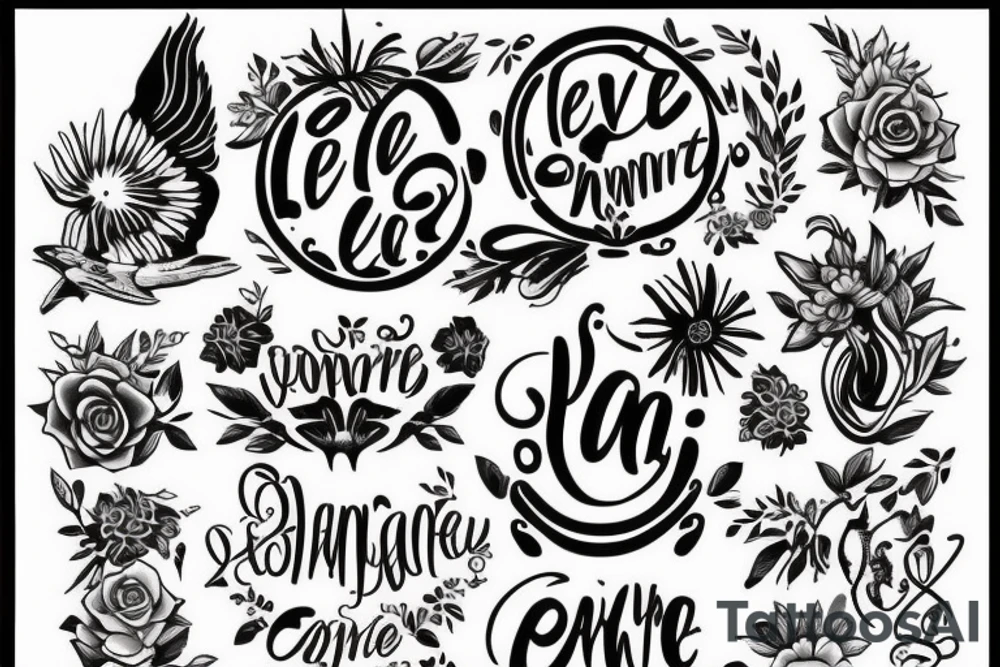Je veux un tatouage qui symbolise la phrase suivante : "Le bonheur n'est pas compatible avec la comparaison" tattoo idea
