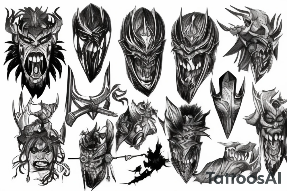 Berserker tattoo idea