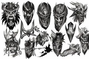 Berserker tattoo idea