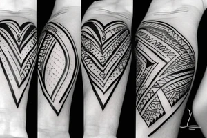 Heart, cute,simple, (best quality) tattoo idea
