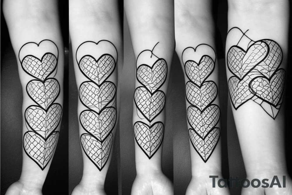 Heart, cute, line tattoo idea
