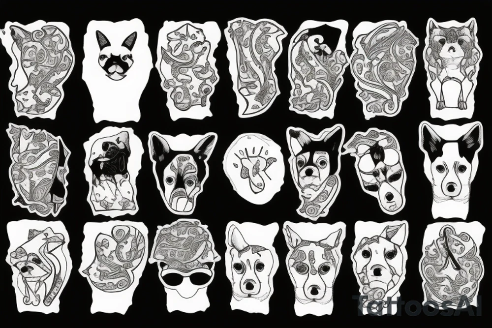 An american stafford shire tattoo idea