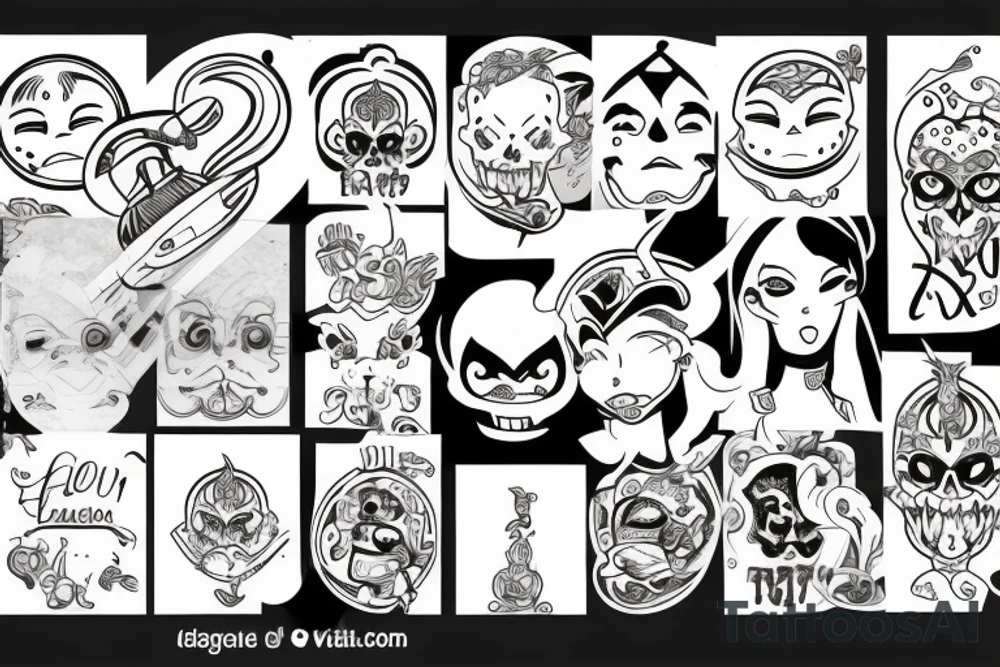 House burning tattoo idea