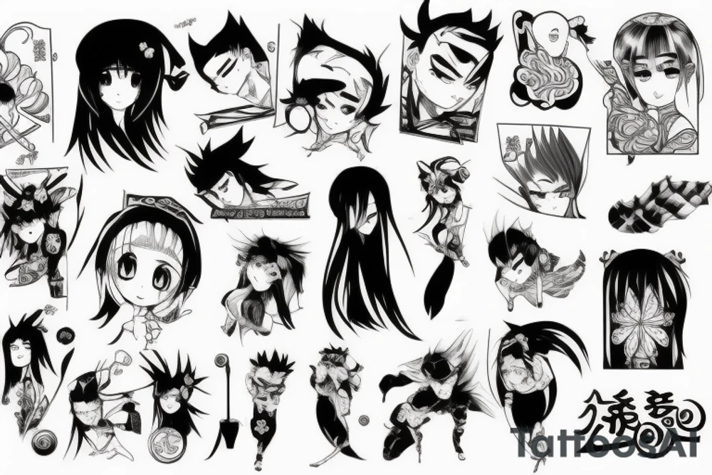 Manga tattoo idea