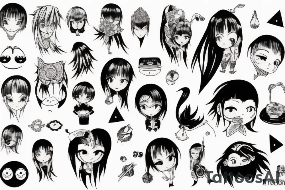 Manga tattoo idea